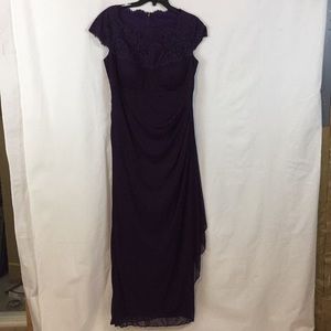 Xscape Woman  Plum Formal Gown 14W